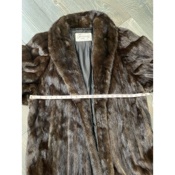 Womens Turansky Furs West Hartford‎ Full Length Mink Coat Size 14 16 XL - Picture 12 of 13